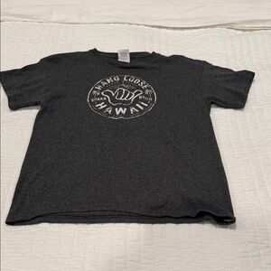 Hanes Dark Gray Hang Loose T-Shirt